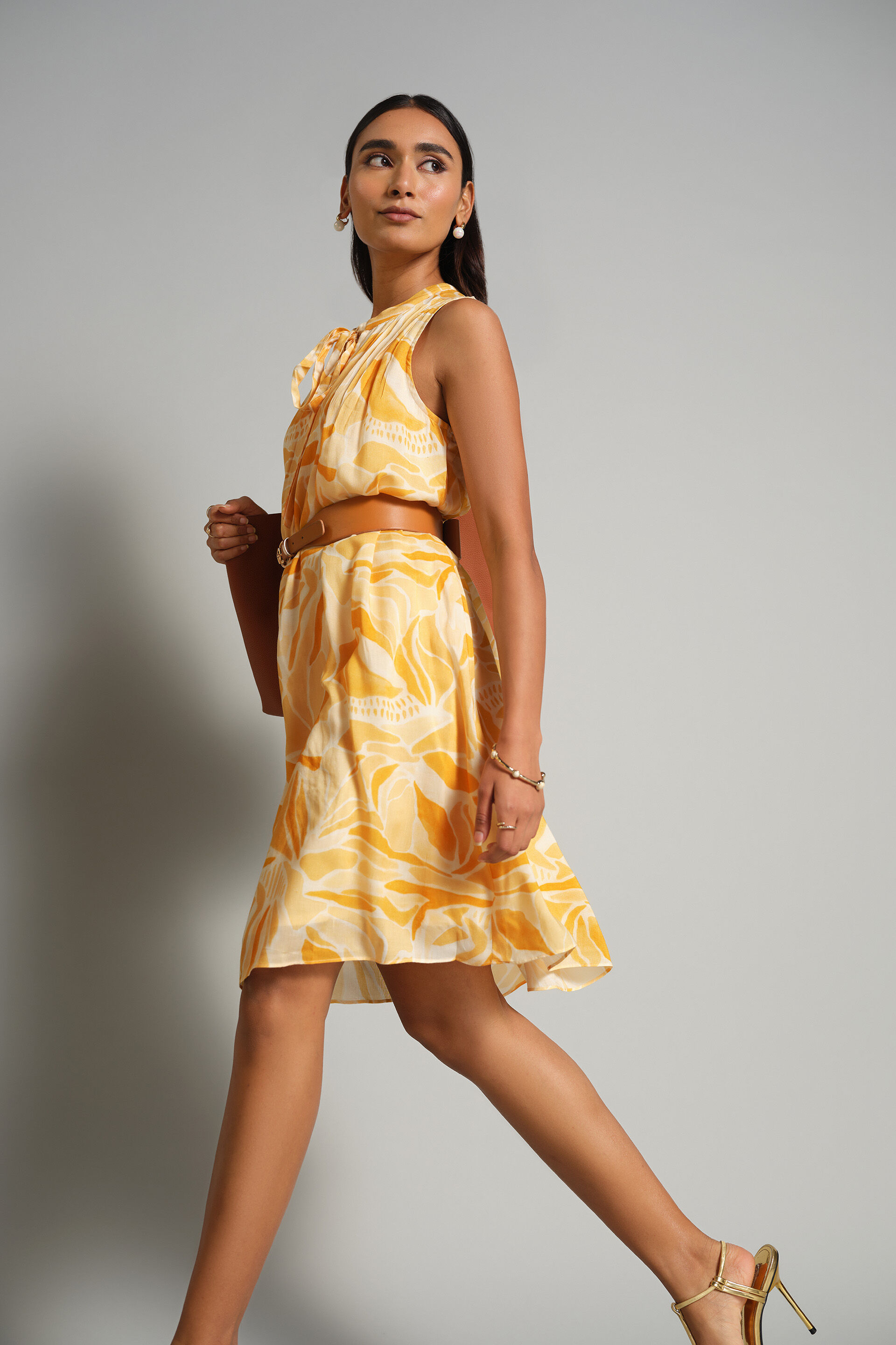 Sun Blaze Dress, Yellow, image 3
